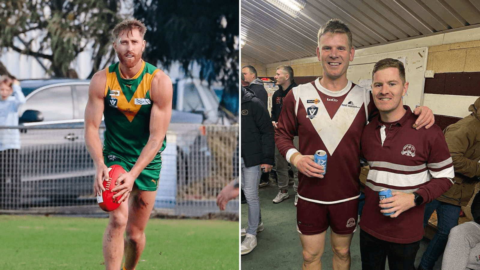 Pair of former Bombers star in country footy wins