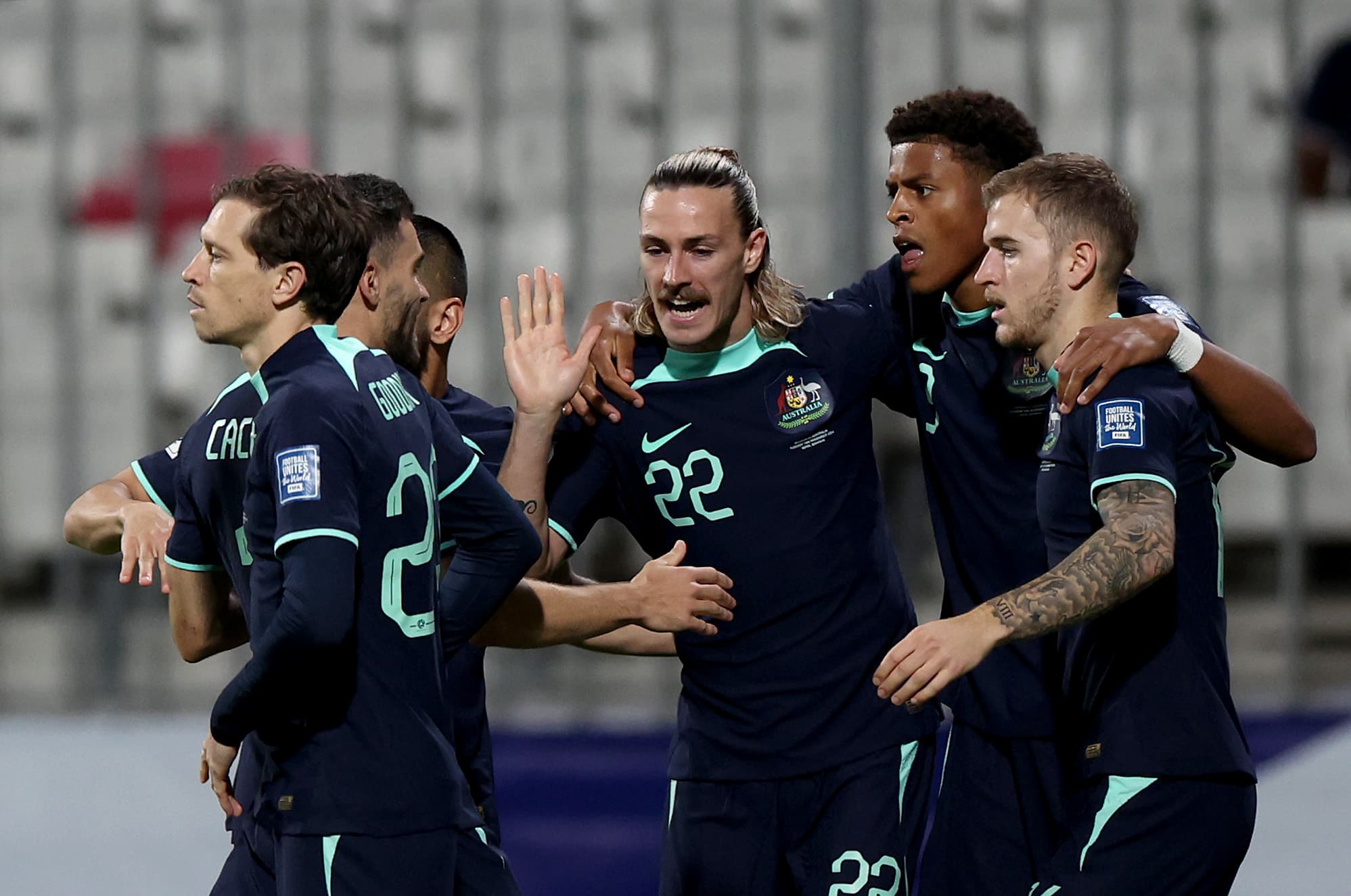 Emotional rollercoaster in Bahrain as Yengi brace spares Socceroos blushes