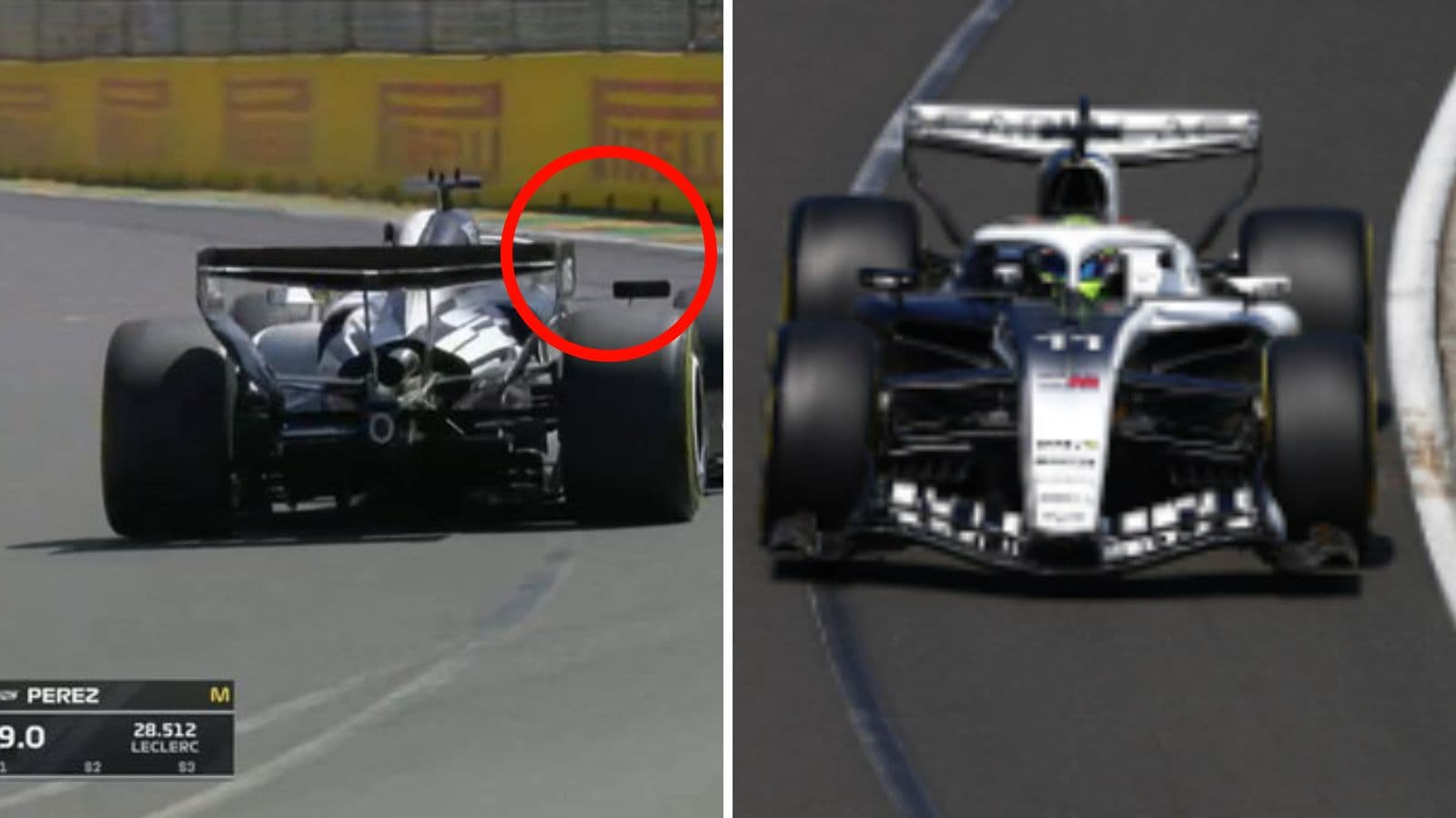 LIVE: F1 cars parts fall off on track ahead of quali