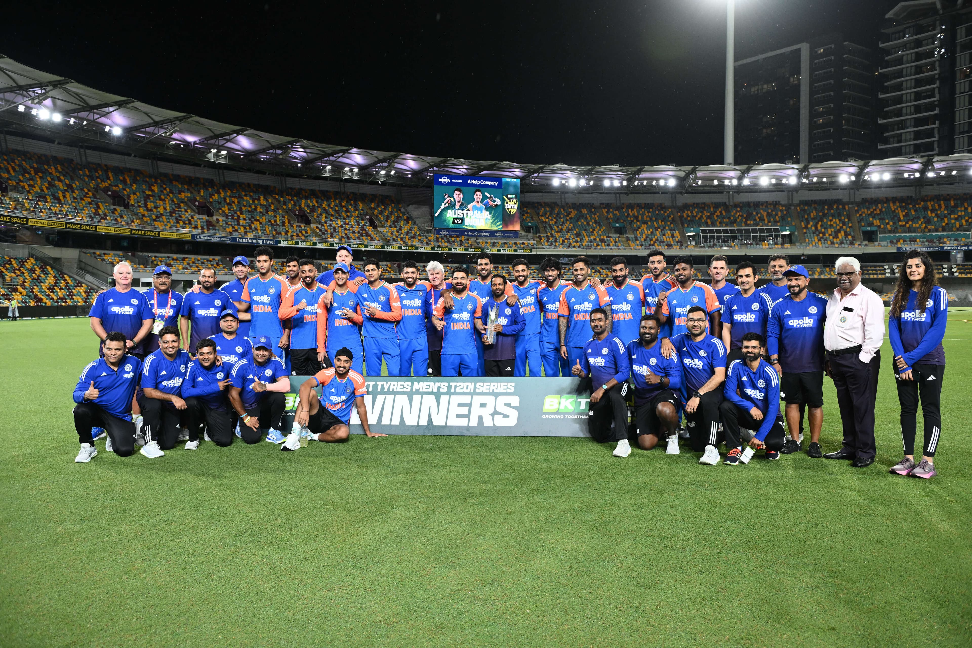 India claims T20 series in rain washout