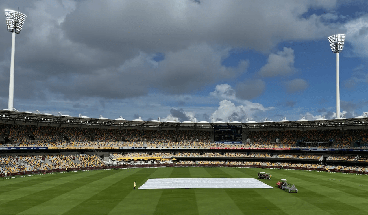 Rain and lightning ruin first session on Day 5 as the draw firms in Brisbane