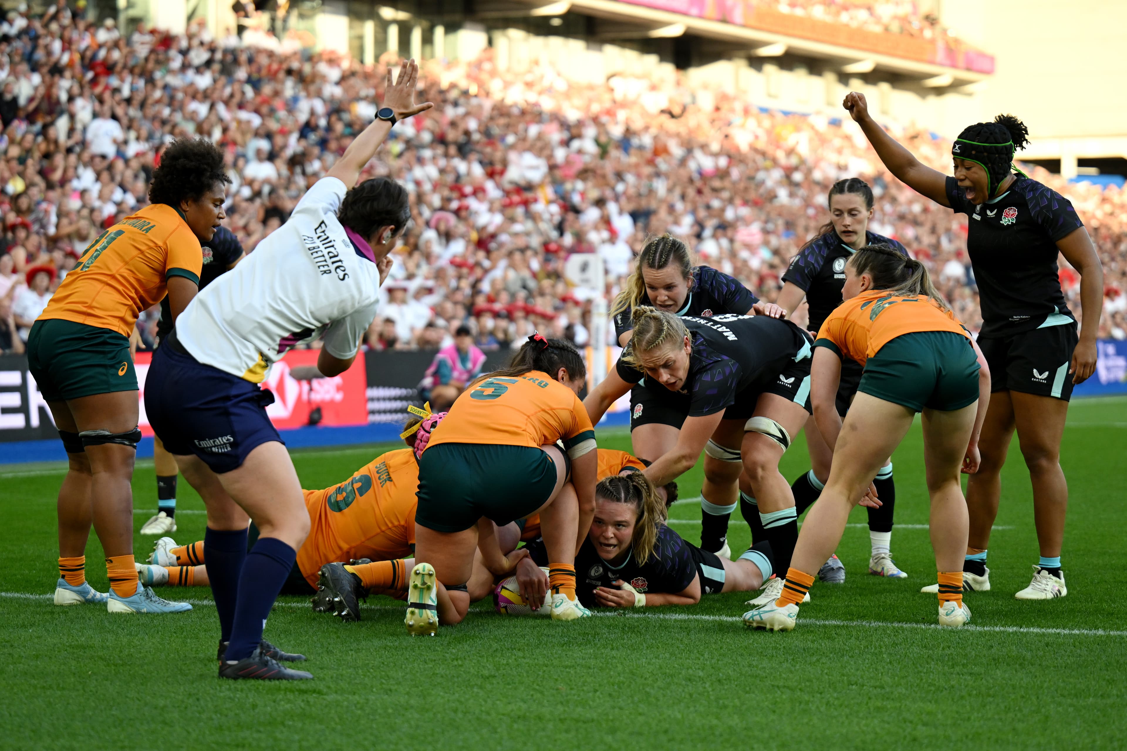 Wallaroos make World Cup quarterfinals despite 40-point loss