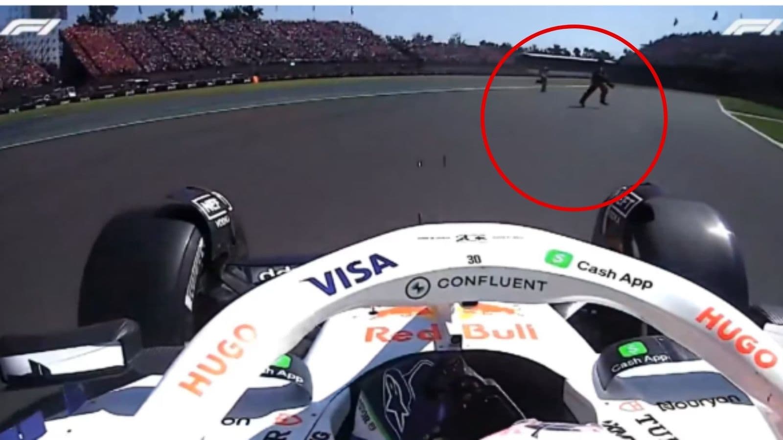 "Could have f---ing killed them": Horror footage from F1 race