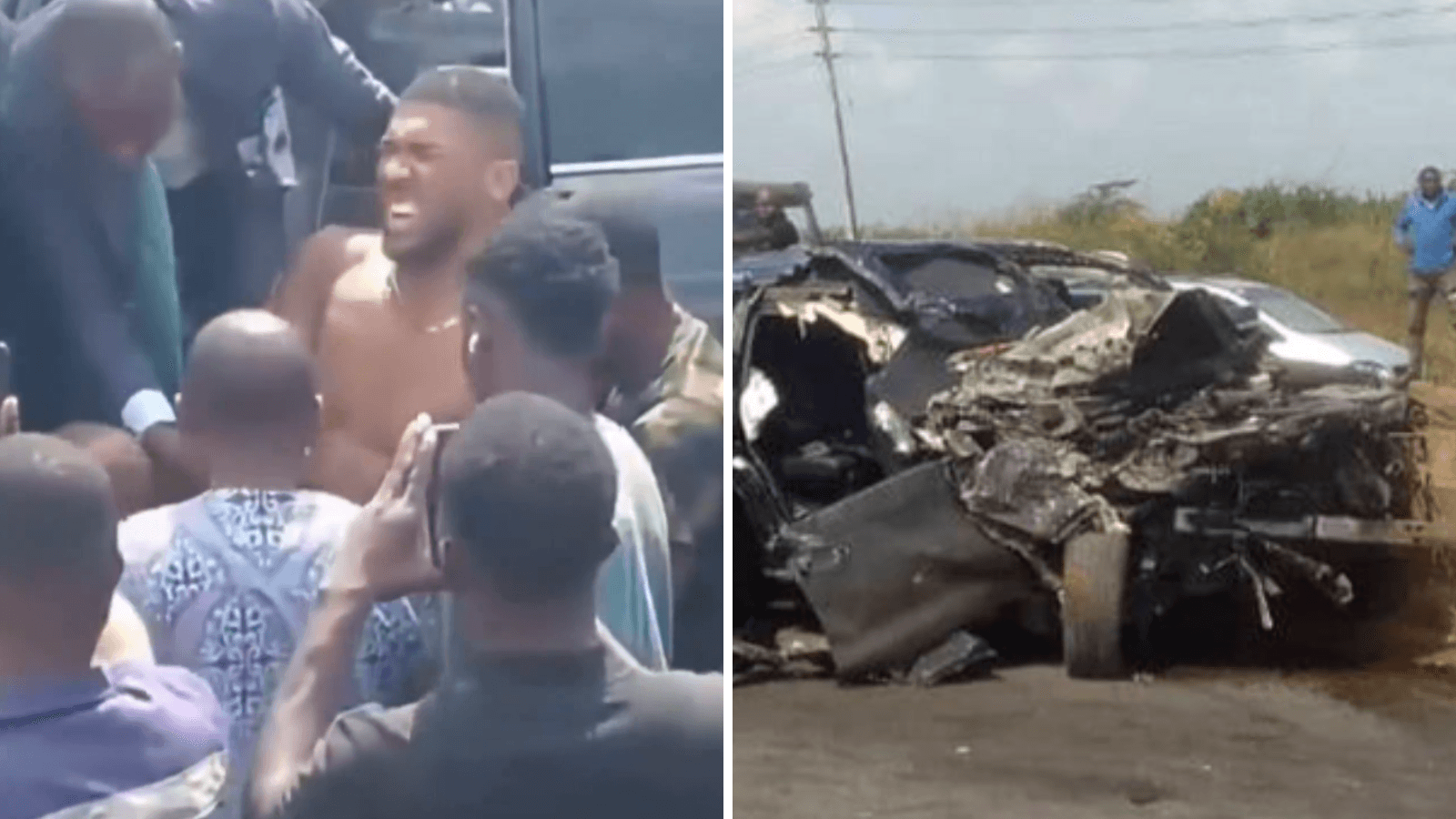 Boxing star survives tragic car cash that kills two