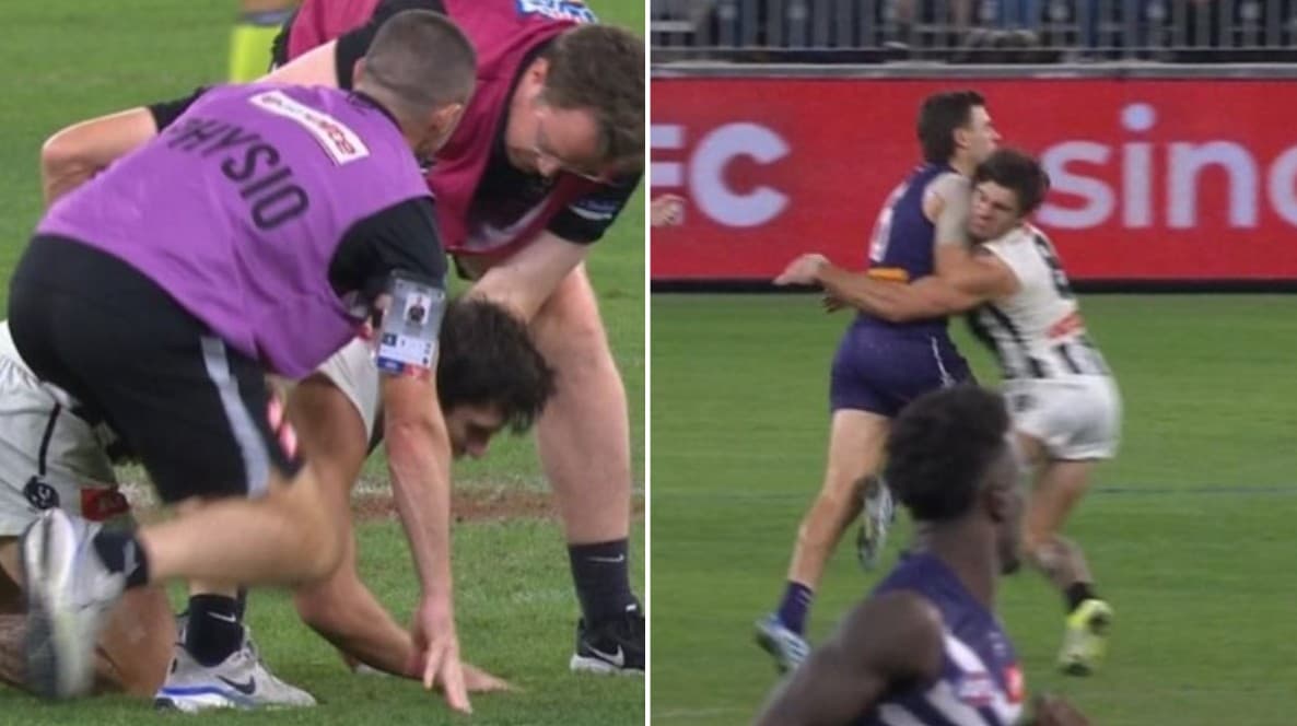 Sickening clash floors Schultz as players ask why play didn't stop?